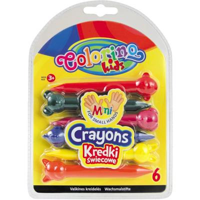 Animal Wax Crayons 6 Colors Colorino