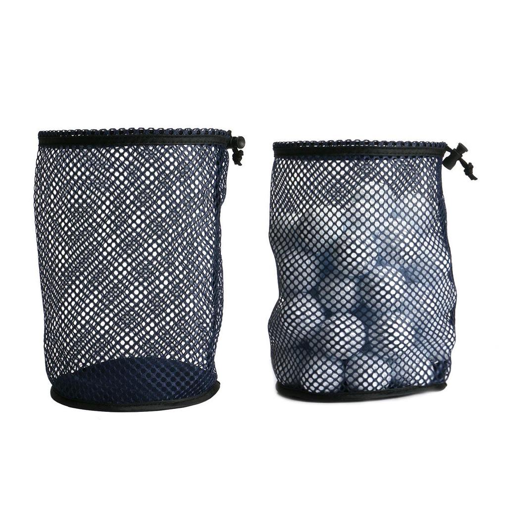 Mesh Nylon Golf Ball Bag - 3 Sizes & Colors Available