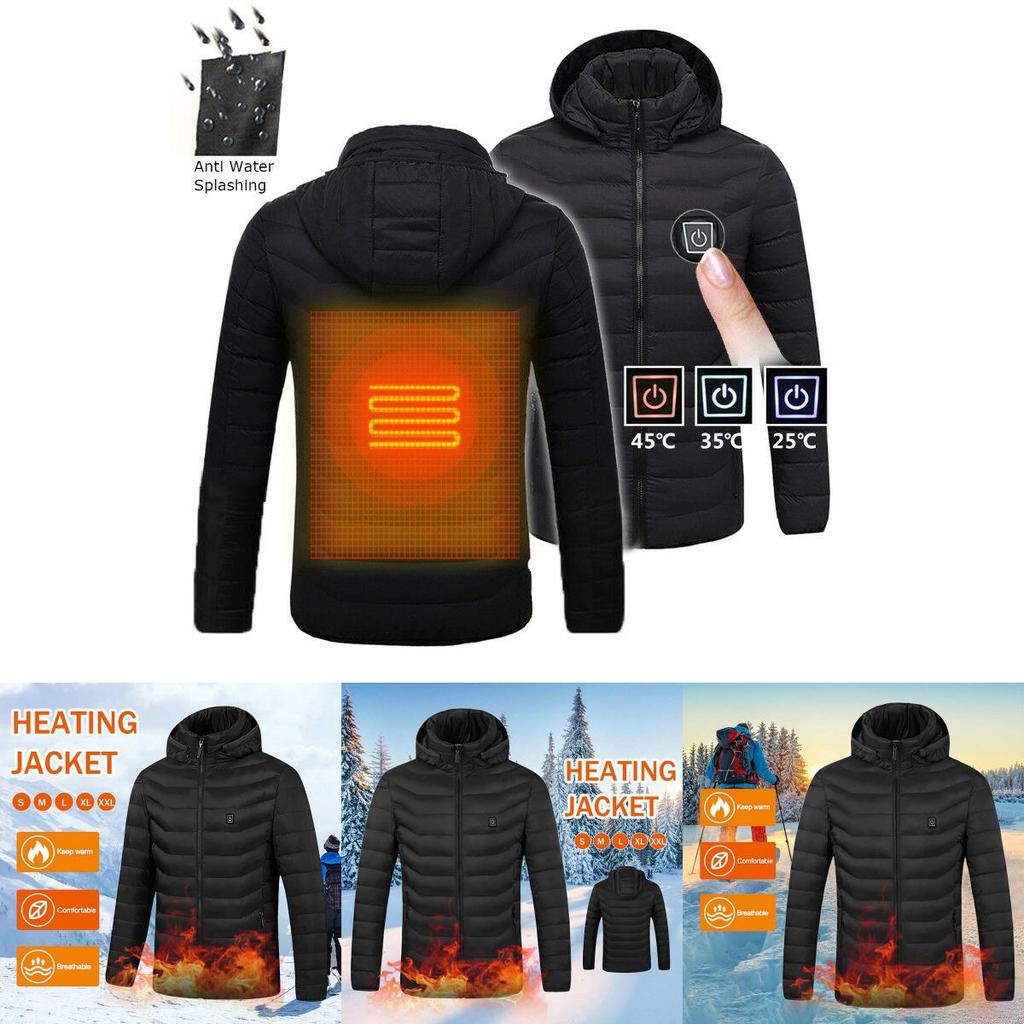 Premium Winter Electric Thermal Usb Padded Coat For Ultimate Comfort And Warmth
