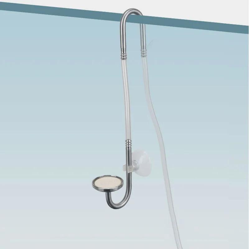 Stainless Steel Air Pump Sand Stone Aquarium Oxygen Pump Fresh Air Stone Nano Bubble Bar Aquarium Fish Tank Aerator Pump