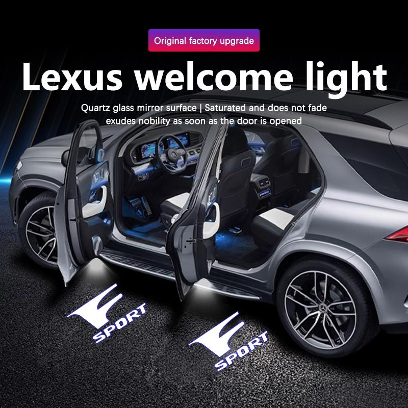 Led Car Door Logo Welcome Shadow Light For Lexus ES RX GX LS LX IS GS RC UX LM ES250 ES300 ES260 Laser Projector Ghost Light