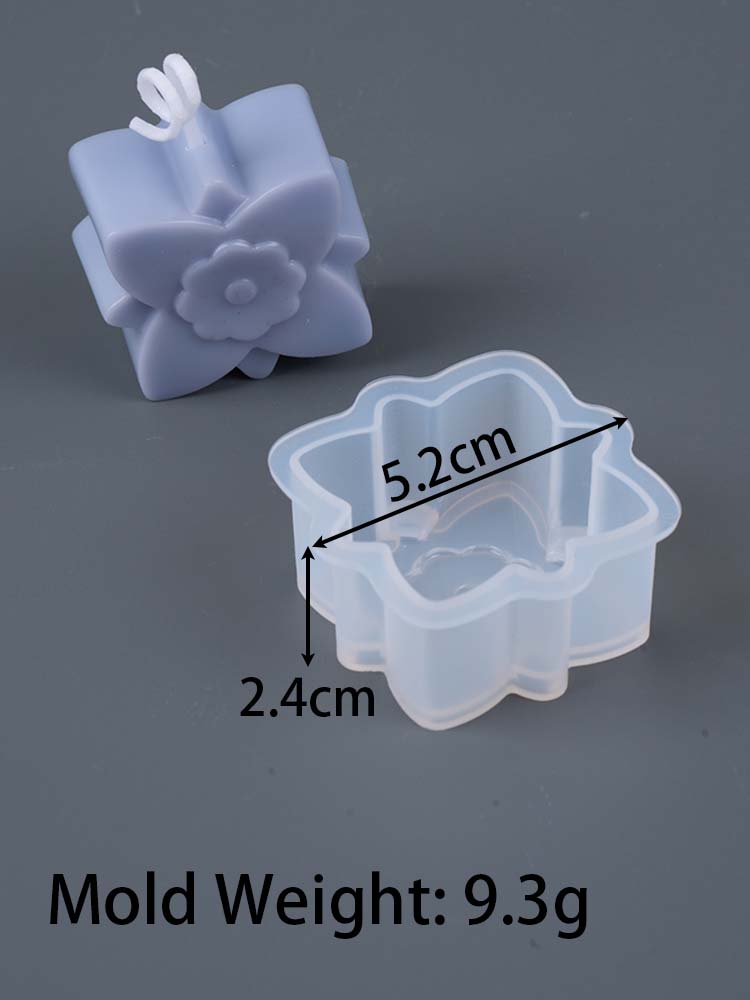 Flower Shape Silicone Candle Mold DIY Tulip Orchid Aromath Soap Candles Molds Plaster Resin Crafts Making Home Valentine's Decor
