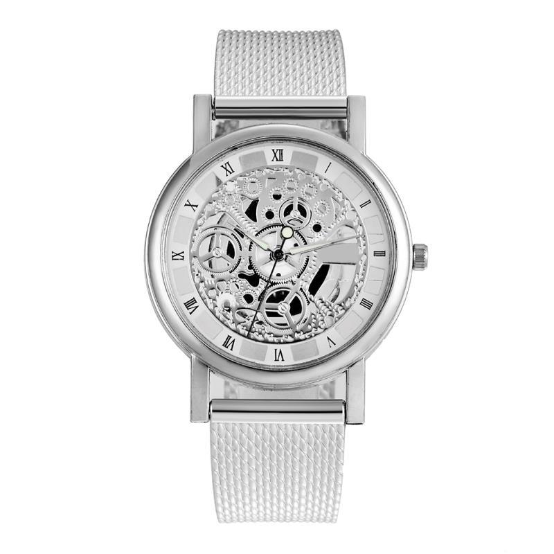 Men'S Watch Fashion Business Hollow Mechanical Disc Personality Casual Versatile Men'S Quartz Watch