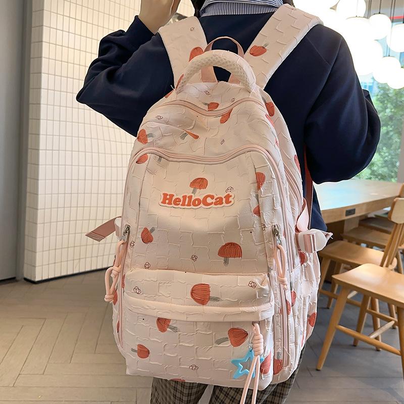

Children s Schoolbags Elementary School Students Girls Junior High School Students Large Capacity High value Printed Backpack
