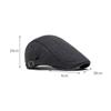 Men's Cotton Beret British Vintage Cap Peaked Cap Paintwork Cap British Newsboy Cap