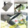 Anti glare polarized car sun visor extension, blocking stray light, reducing snow blindness and ultraviolet rays, easy to install on all vehicles