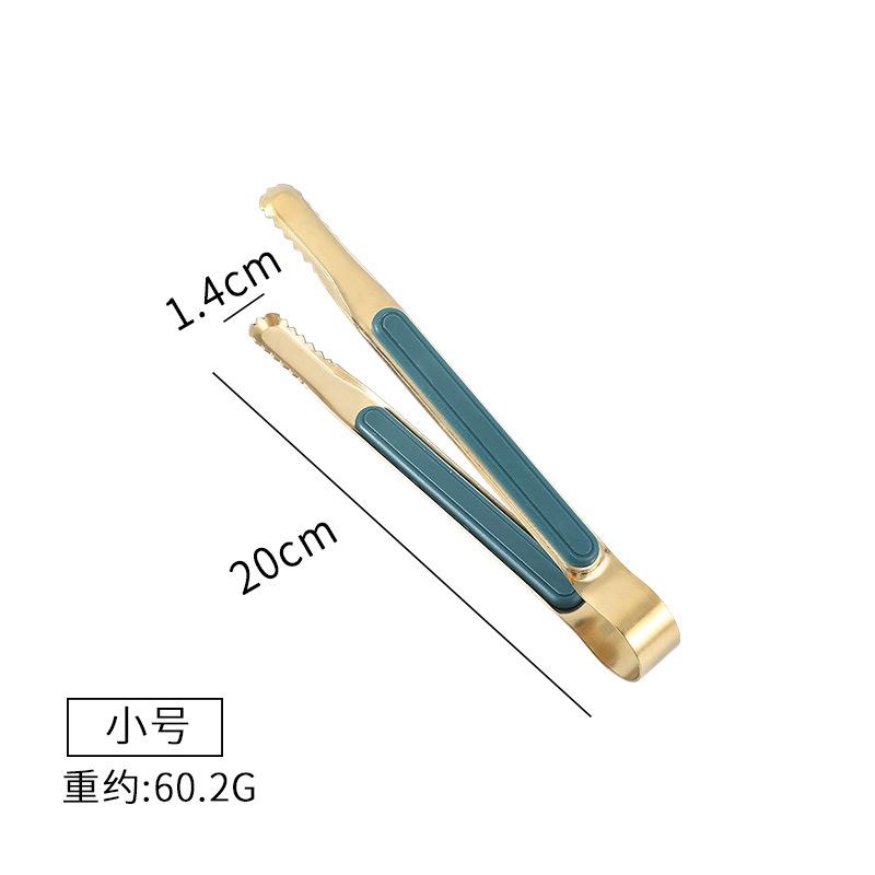 

Кухонные щипцы для сервировки еды из нержавеющей стали в корейском стиле с нескользящими зажимами для барбекю, хлеба, льда, шведского стола, кухонной утвари