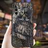 Camouflage Owl Case For Samsung Galaxy A15 A35 A55 A53 A33 A13 A36 A56 A26 A16 A22 A32 A52 A54 A34 A05 A06