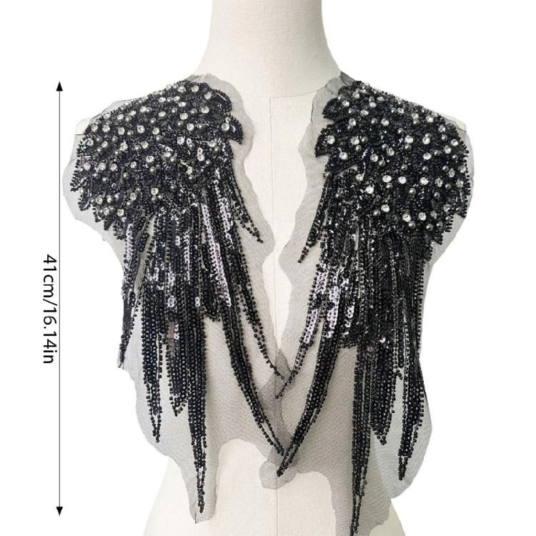 2lots Backpack Light Weight Patches Wedding Dress Appliques Cloth Sewing Patches for Parties Or Weddings