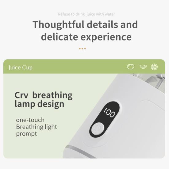 Fruit Juicer Personal Portable Blender Large Capacity Food Grade BPA