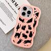 Black Cat Cartoon Soft Phone Cover Case for iPhone 16 Pro Max 11 17 Air 15 Plus 12 14 8 XR 13