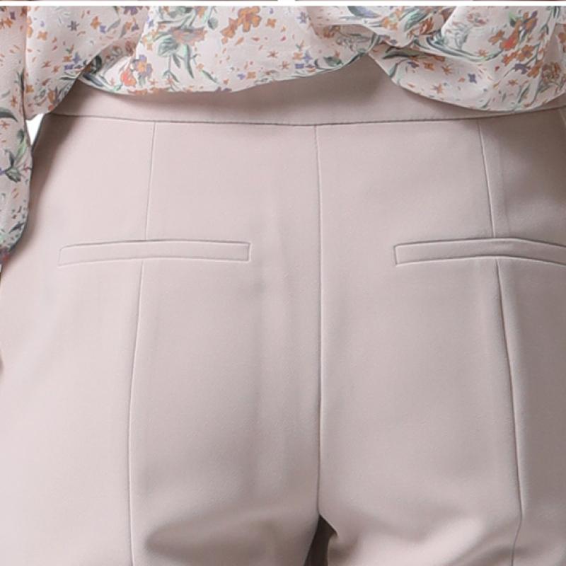  She S miSS  Hidden Button Slim Straight Fit pantS