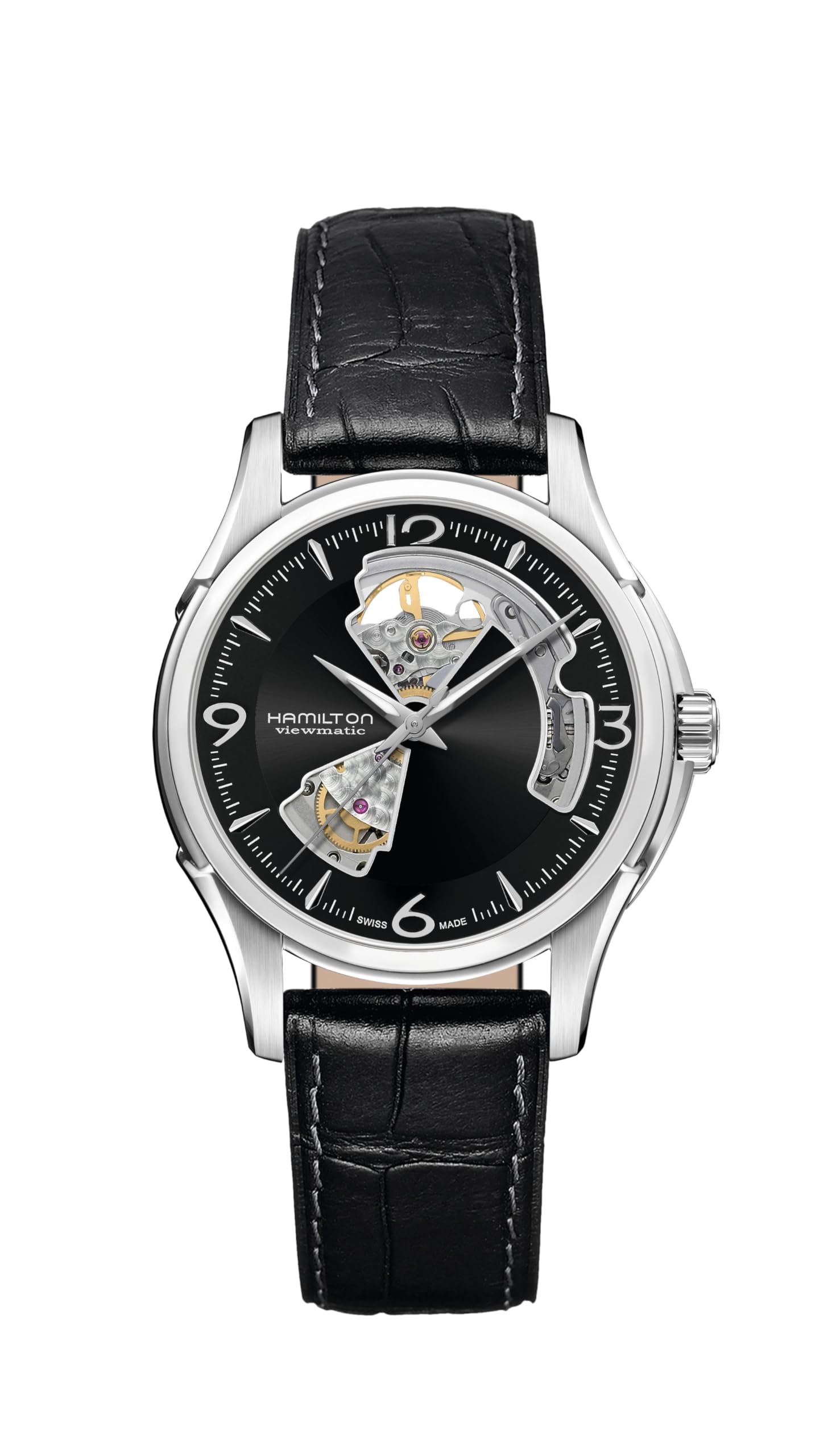 

HAMILTON Official Jazzmaster Open Official Import [Hamilton] Watch, Warranty, Heart, H32565735, Men s,