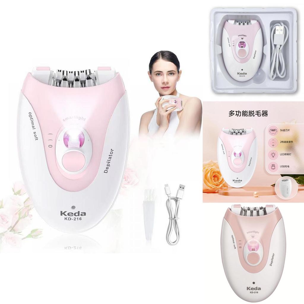 Electric Hair Removal Device For Women With Dry Battery And Usb Charging For Full Body