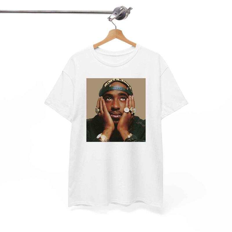 

2PAC Rapper Unisex T-Shirts, featuring hip-hop legends and pioneers. S