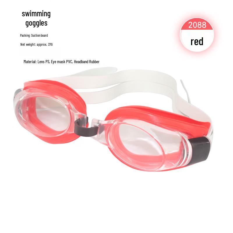 Pulian HD Swimming Goggles Set with Nose Clip & Earplugs Adult