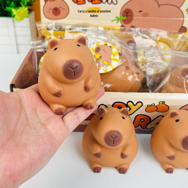 

Игрушка-сквиши капибара для снятия стресса: Медленный отскок Мультяшный ПВХ Декомпрессионный Вент.