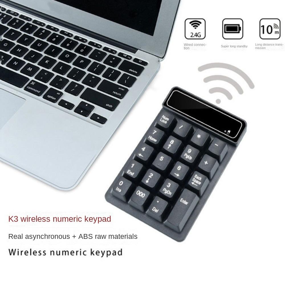 Mechanical Feel 2.4G Wireless Numeric Keyboard Wired Keyboard Mini USB Numeric Keypad  Notebook