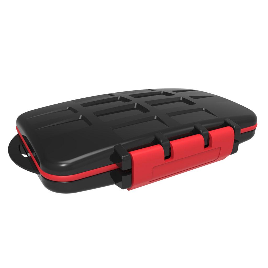 Custodia per scheda di memoria JJC da 54 slot per 36 schede Micro SD TF e 18 SD Custodia per organizer ad alta capacà resistente all'acqua  44