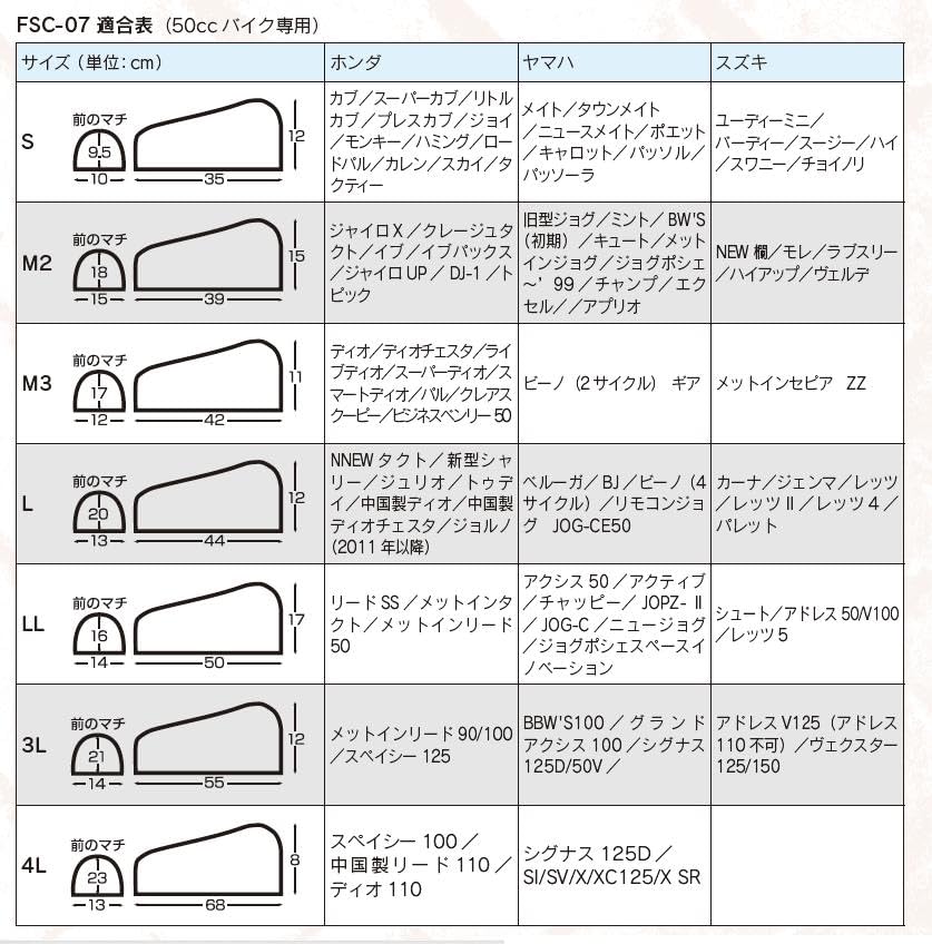 OKADA Saddle Cover Black (Okada Shoji) [4L] FCS-07LLLL