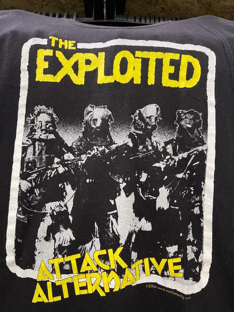 The Exploited “Attack Alternative” Cotton Black Unisex T-shirt S5XL VN1682 S