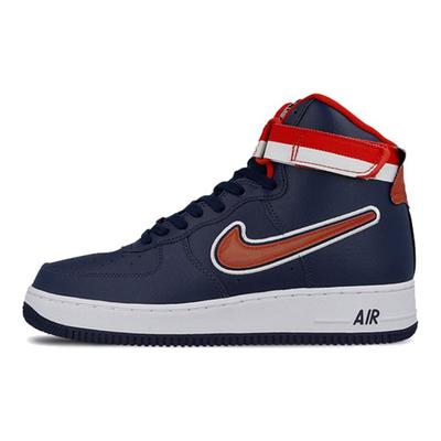 Air Force 1 High Sport Nba Midnight Navy University Red Sneakers AV3938-400