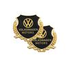 3D Metal Car JK68 Logo Body Trunk Badge Emblem Sticker Accessories For Volkswagen VW Golf Polo Tiguan Rline R Passat CC Touareg Jetta
