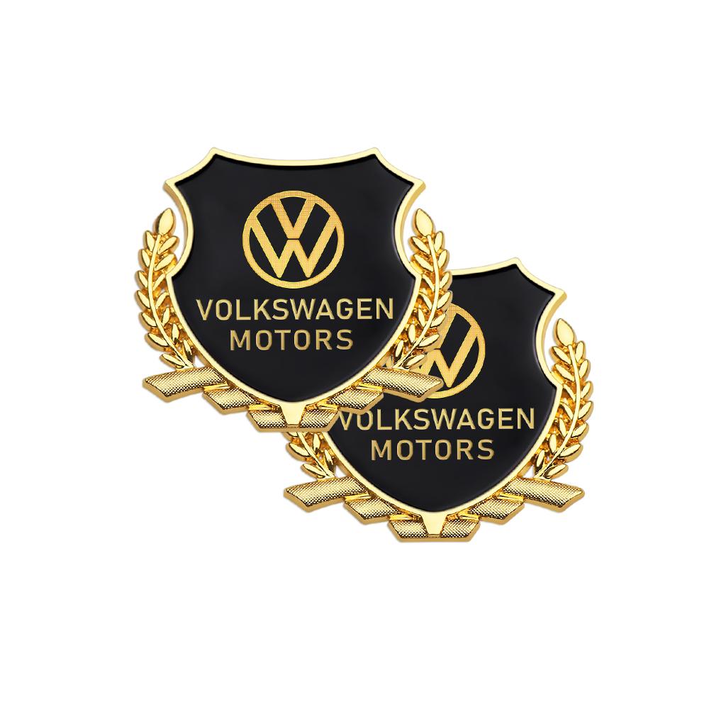 3D Metal Car JK68 Logo Body Trunk Badge Emblem Sticker Accessories For Volkswagen VW Golf Polo Tiguan Rline R Passat CC Touareg Jetta