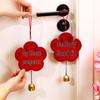 Creative Double Happiness Wedding Door Handle Ornament - Room Decoration Pendant for Bedroom.