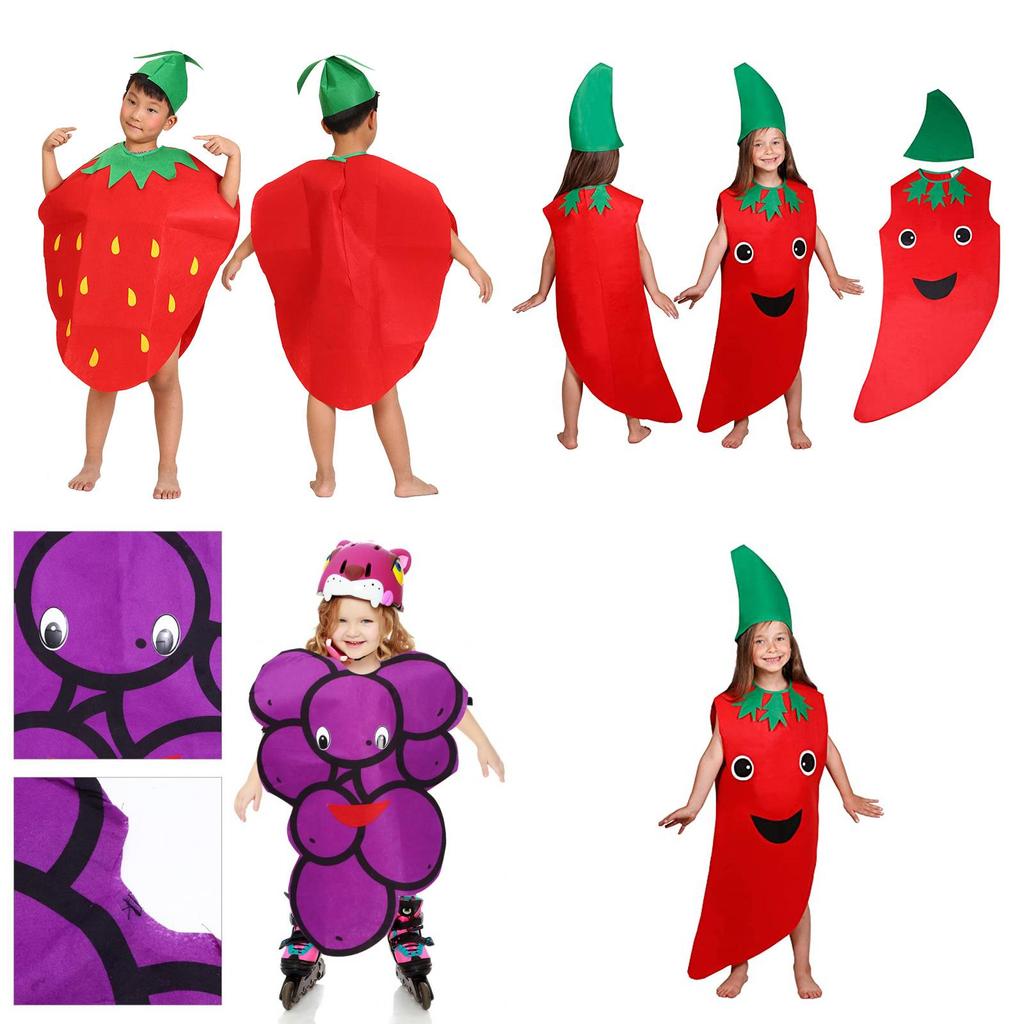 Six One Kids Fruit/vegetable/flower/fruit Performance Outfit