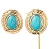 Inlaid Turquoise Bracelet Ring Set