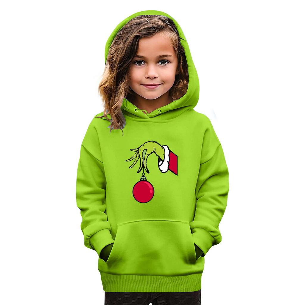 Sweatshirts For Teen Girls Hoodies Long Sleeve Drawstring Pullover Cute Oversized Hoodie Christmas Day