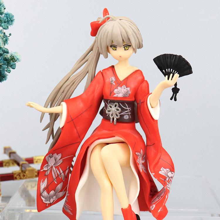 Japanische Anime Niedliche Actionfigur Dekorationen Haus- und Autodekoration Schönes und Langlebiges Autozubehör Für Mädchen Serie