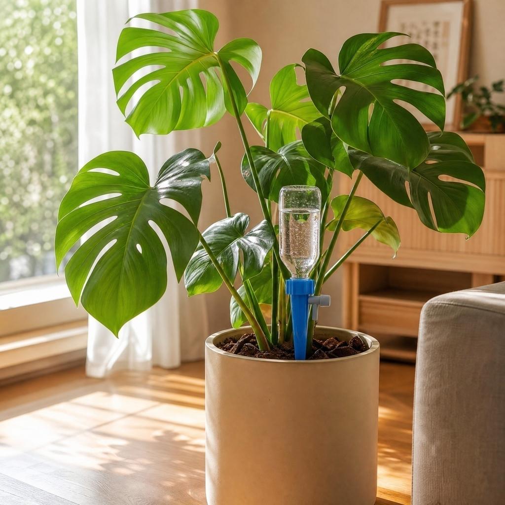 Arroseur Automatique pour Plantes avec Minuterie, Arrosage Automatique Réglable pour Plantes d'Intérieur et d'Extérieur