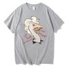 Letní trička s krátkým rukávem Funny Kawaii Streetwear Gym Tričko s krátkým rukávem Husí Astarion Graphic TRIKS Žena Y2k Top Trička