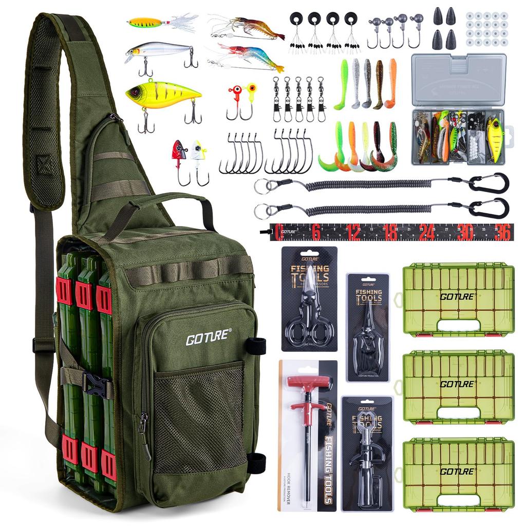 Goture Fishing Backpack with 3 Portable Tackle Tool and Bait Fishing 900D Oxford Fabric with Rod Carp Tackle Durable Oxford Camping Bright Pink and