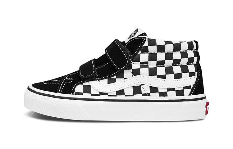 Vans Sk8-Mid Reissue V Kids Checkerboard - Black White VN00018THRK 31.5