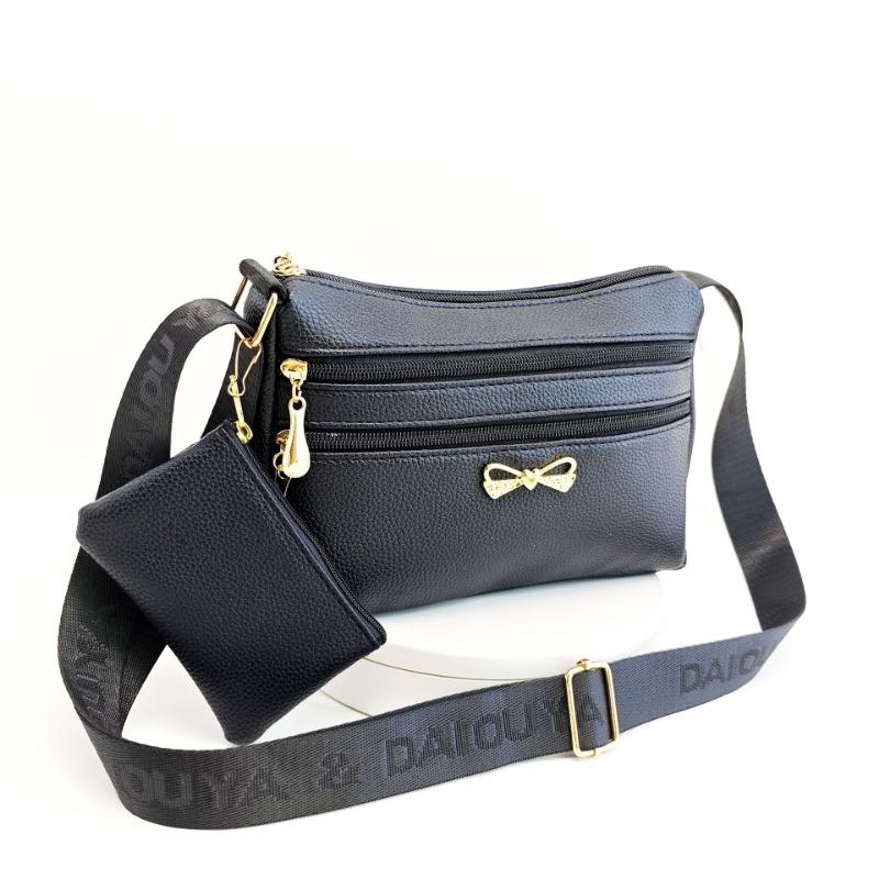 

Bag women s summer crossbody shoulder women s bag women s mother shopping lychee pattern women s bag diagonal чёрный