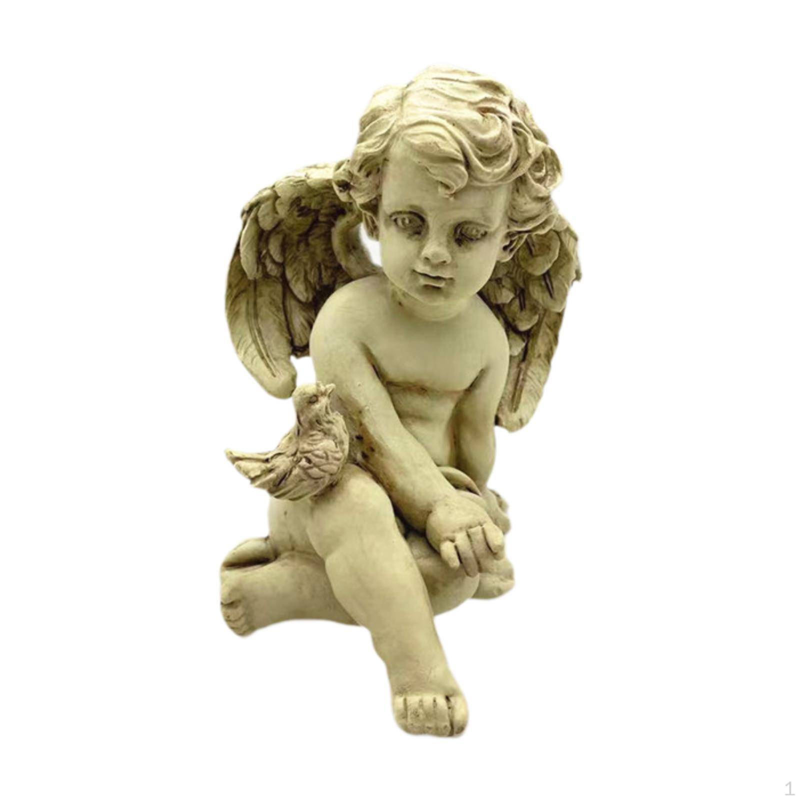 

Фигурка ангела, настольная статуэтка, декоративное коллекционное ремесло, украшение из смолы, садовая скульптура для Style A