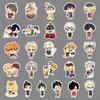 50 Q-version Volleyball Boy Graffiti Stickers Cartoon Cute Japanese Comic Decoration DIY Laptop Mobile Phone Stickers