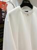 2026 Spring Women's Loose Casual Solid Color Long Sleeve Round Neck T-shirt