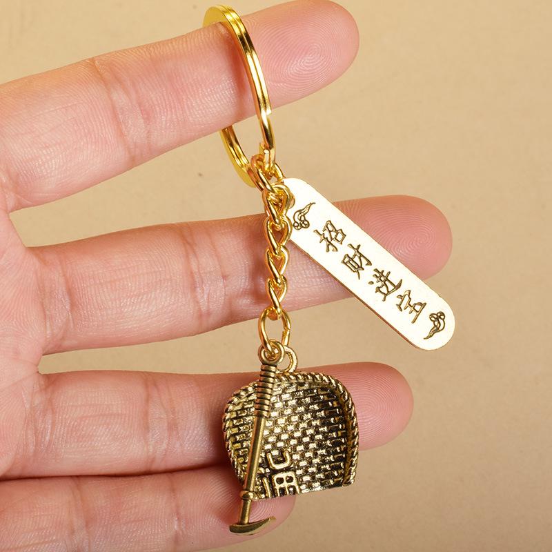 Nøkkelring, Lommebok, Baifu-krukke, Eple, Pixiu, Støvbrett, Buddha-amulett, Bilnøkkelanheng, Naturskjønt suvenir, Gatebod, Nattmarkedsartikkel.