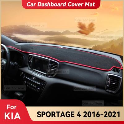 Voor KIA SPORTAGE 4 2016-2021 Auto Dashboard Cover Mat Zonnescherm Pad Vermijd Licht Mat Instrument Tapijt Bescherming Accessoires