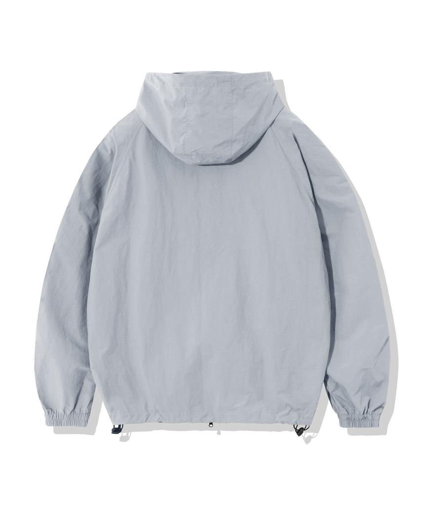 Moderment Two-Way Oversized Windbreaker Jacket_Cool Grey