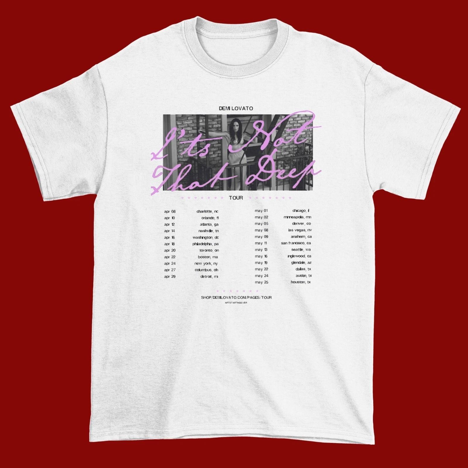 Demi Lovato Tour 2026 White Cotton Shirt All size S-5XL PP2624 S