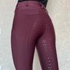 Pantaloni da equitazione da donna a seduta intera in silicone - Pantaloni da equitazione da esterno anti-pilling