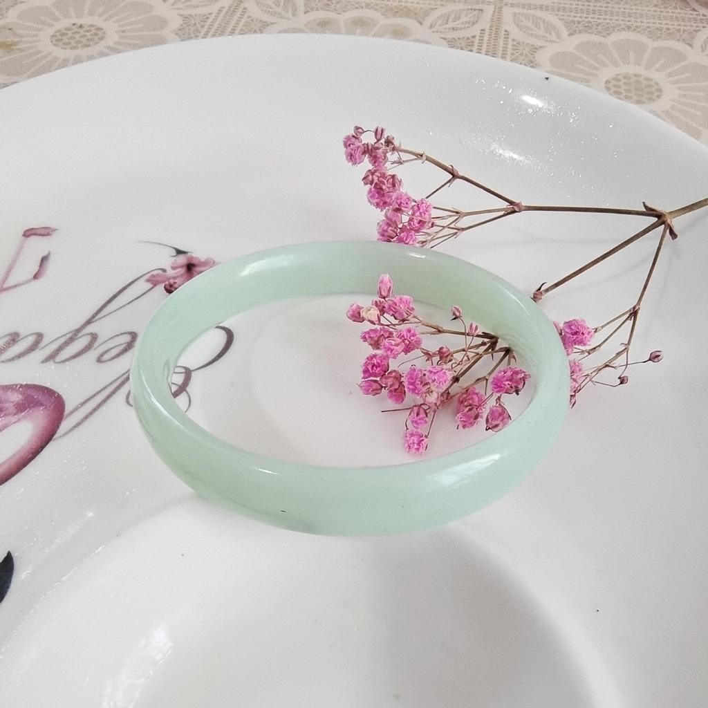 12mm Peach Blossom Brew Violet Bracelet - Chinese Style Qipao Accessory