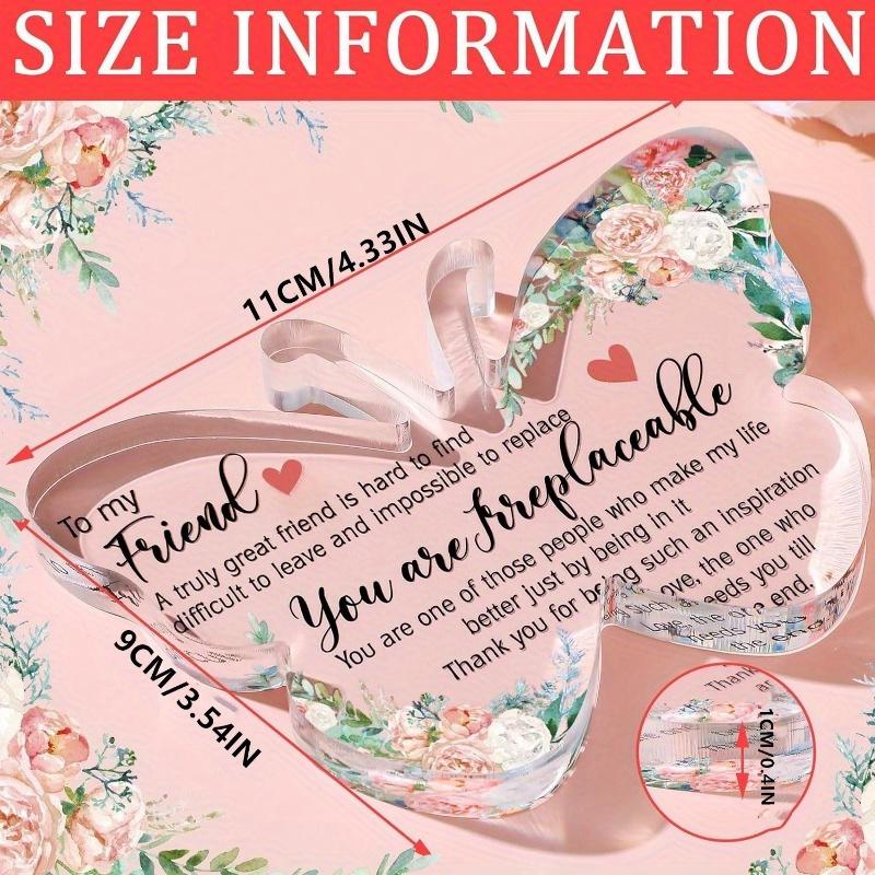 Meaningful Friendship Plaque - Heartfelt Gift for Besties & Sisters