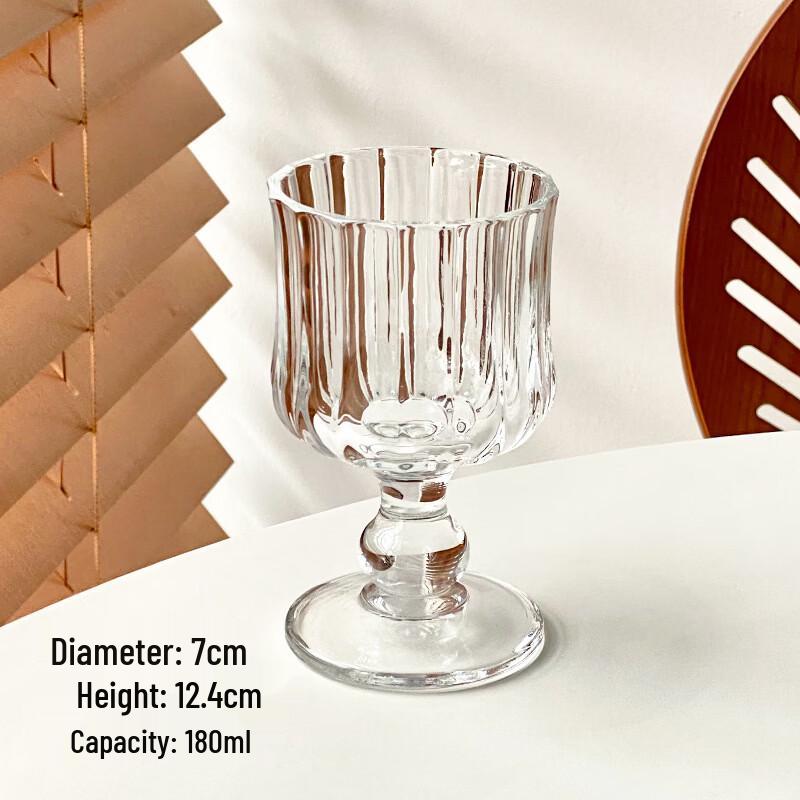 

Светлые роскошные складчатые бокалы для вина Shangqi (Набор из 4)