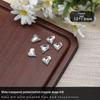 Nail Art Rhinestones: Transparent Pointed Hearts, Axe Heads, Square Rock Candy - Super Shiny Press-on Decorations